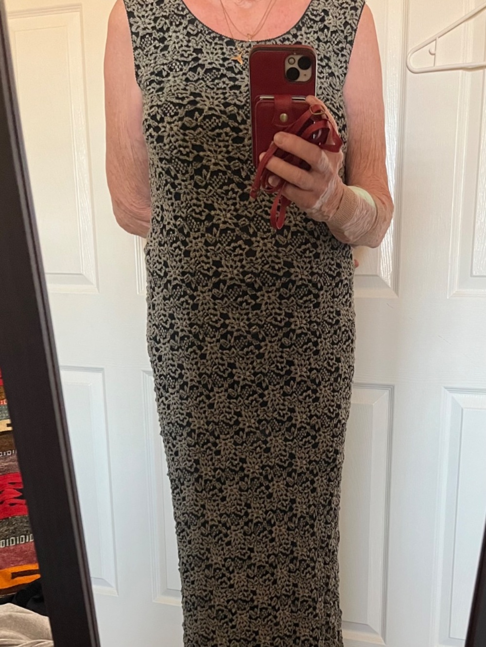 Beautiful Vintage Carol Little Dress -Full length